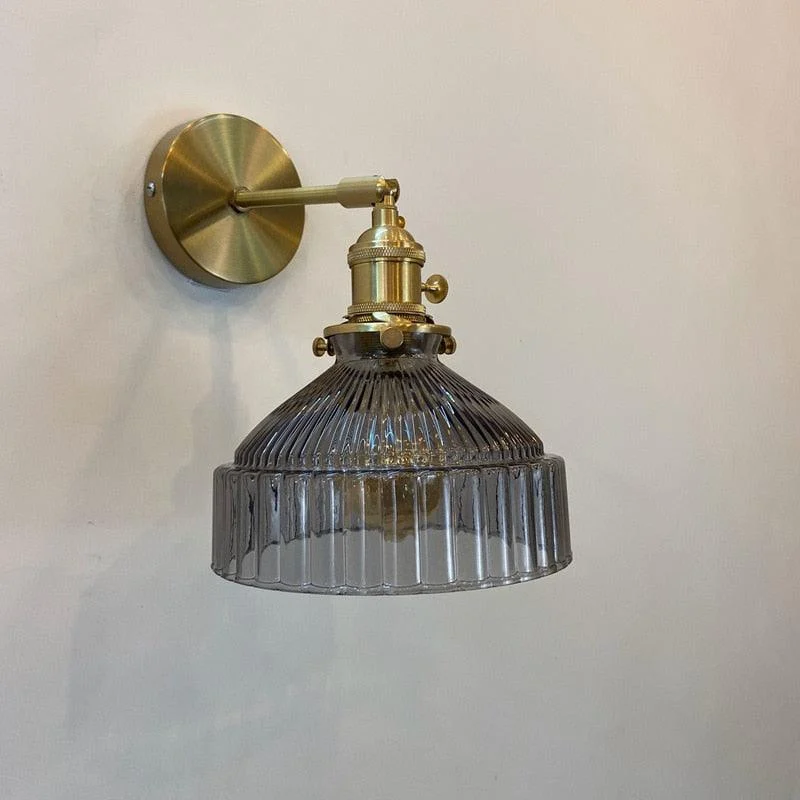 Homeko - Vintage Glass Wall Lamps -