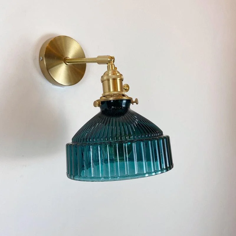 Homeko - Vintage Glass Wall Lamps -