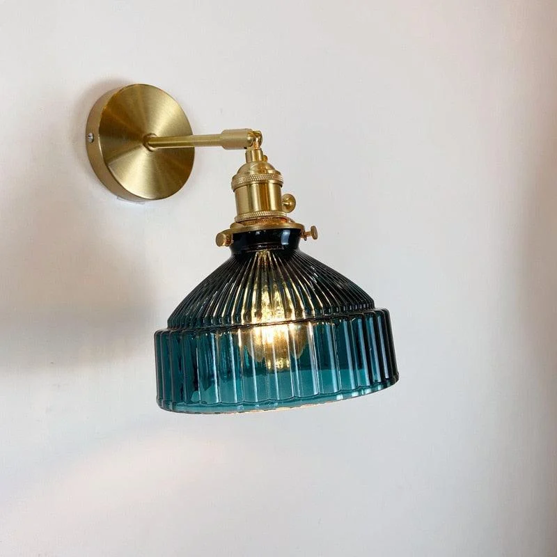 Homeko - Vintage Glass Wall Lamps -