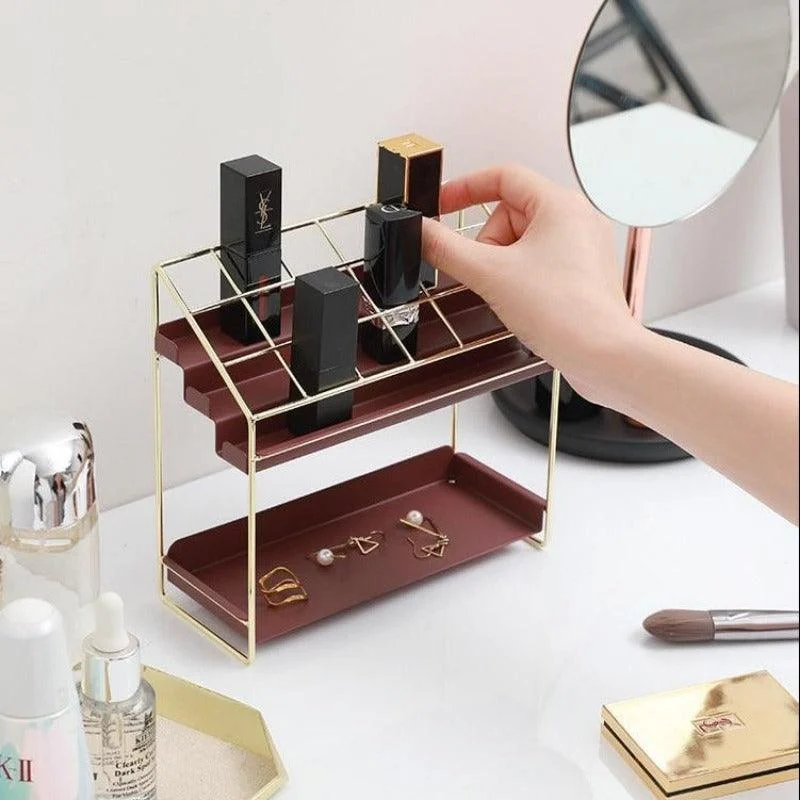 Homeko 2-Layer Lipstick Holder Rack -