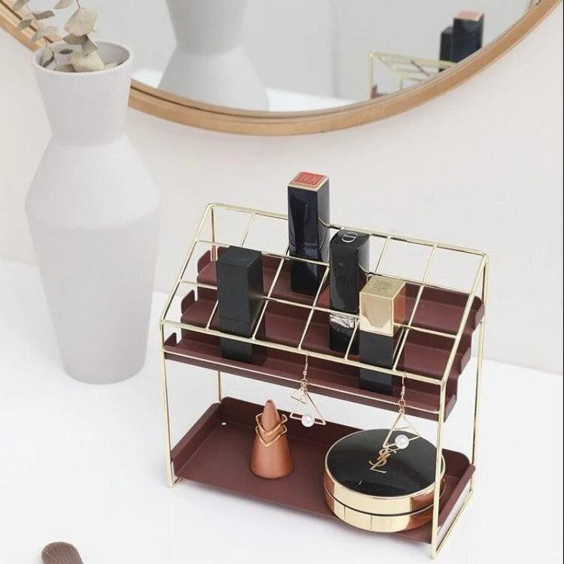 Homeko 2-Layer Lipstick Holder Rack -