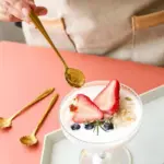 Homeko 8 piece Stainless Steel Flower Teaspoon Set