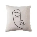Homeko Abstract Boucle Throw Pillow Cases