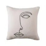 Homeko Abstract Boucle Throw Pillow Cases