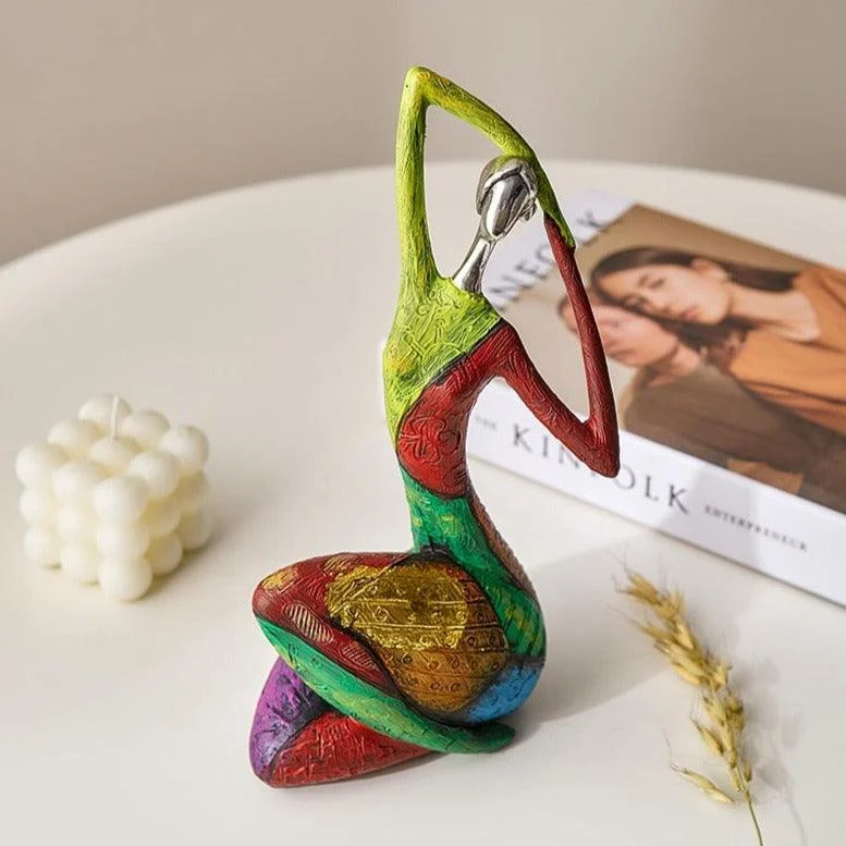 Homeko Abstract Colorful Women Sculptures -