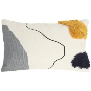 Homeko Abstract Embroidered Pillow Cover