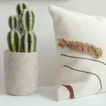 Homeko Abstract Embroidered Pillow Cover