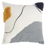 Homeko Abstract Embroidered Pillow Cover