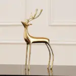 Homeko Abstract Nordic Reindeer Sculptures
