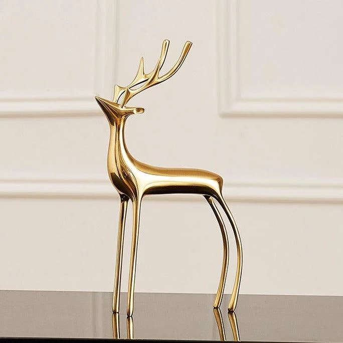 Homeko Abstract Nordic Reindeer Sculptures -