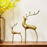Homeko Abstract Nordic Reindeer Sculptures