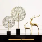 Homeko Abstract Nordic Reindeer Sculptures