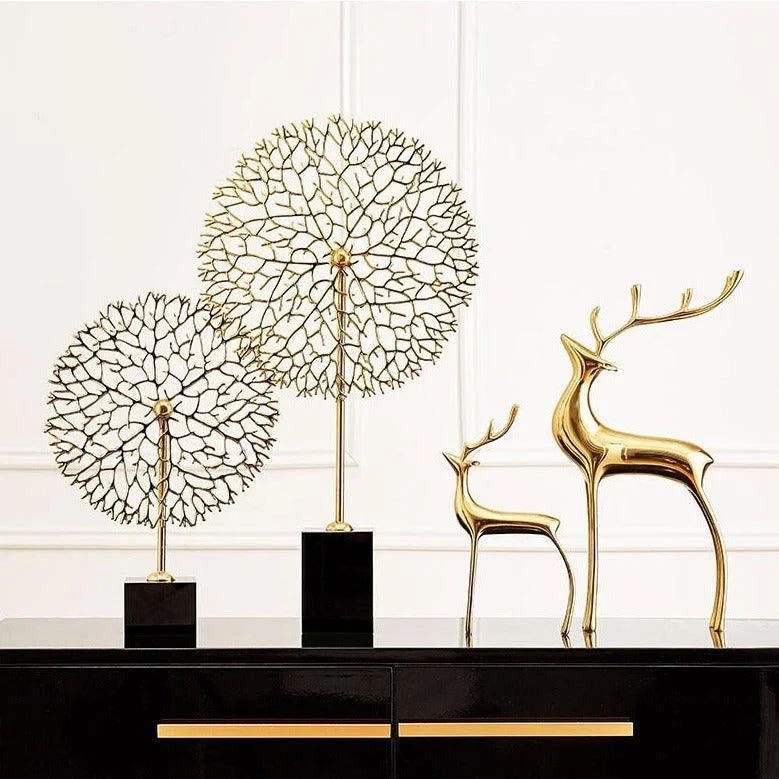 Homeko Abstract Nordic Reindeer Sculptures -