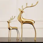 Homeko Abstract Nordic Reindeer Sculptures