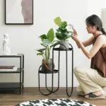Homeko Abstract Planter Pots Tiered Stand