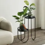 Homeko Abstract Planter Pots Tiered Stand