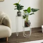 Homeko Abstract Planter Pots Tiered Stand