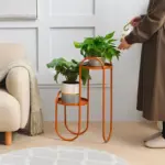 Homeko Abstract Planter Pots Tiered Stand