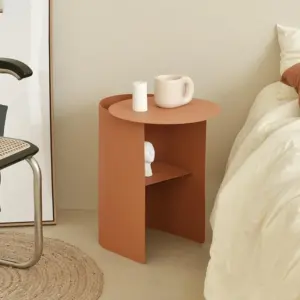 Homeko Abstract Wrought Iron Side Table
