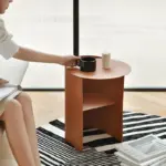 Homeko Abstract Wrought Iron Side Table