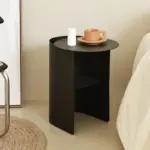 Homeko Abstract Wrought Iron Side Table
