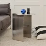 Homeko Abstract Wrought Iron Side Table