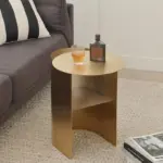 Homeko Abstract Wrought Iron Side Table