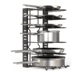 Homeko Adjustable Kitchen Pan Rack Pot Lid Holder
