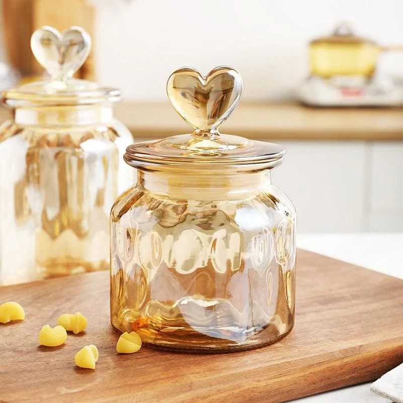 Homeko Airtight Glass Storage Container Jars -