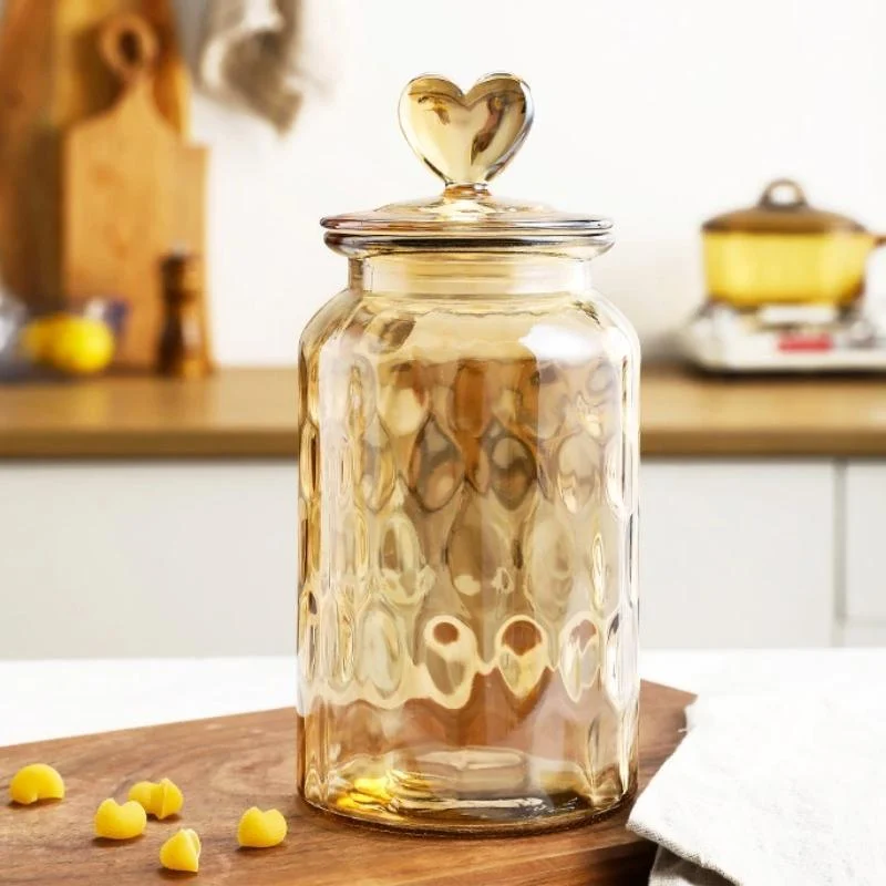 Homeko Airtight Glass Storage Container Jars -