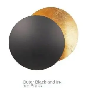 Homeko Aisle Round Moon Eclipse Wall Lamp - 