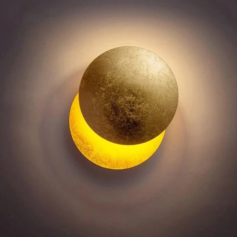 Homeko Aisle Round Moon Eclipse Wall Lamp -