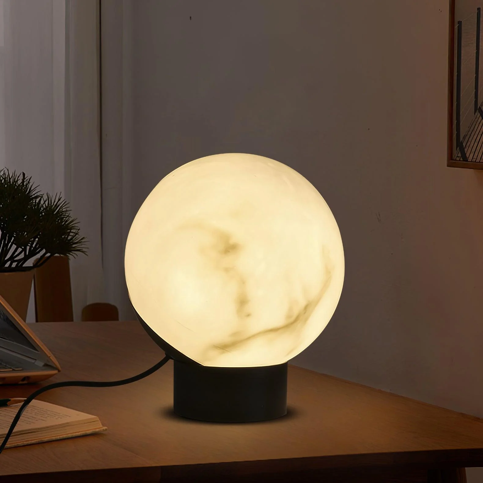 Homeko Alabaster Table Lamp -