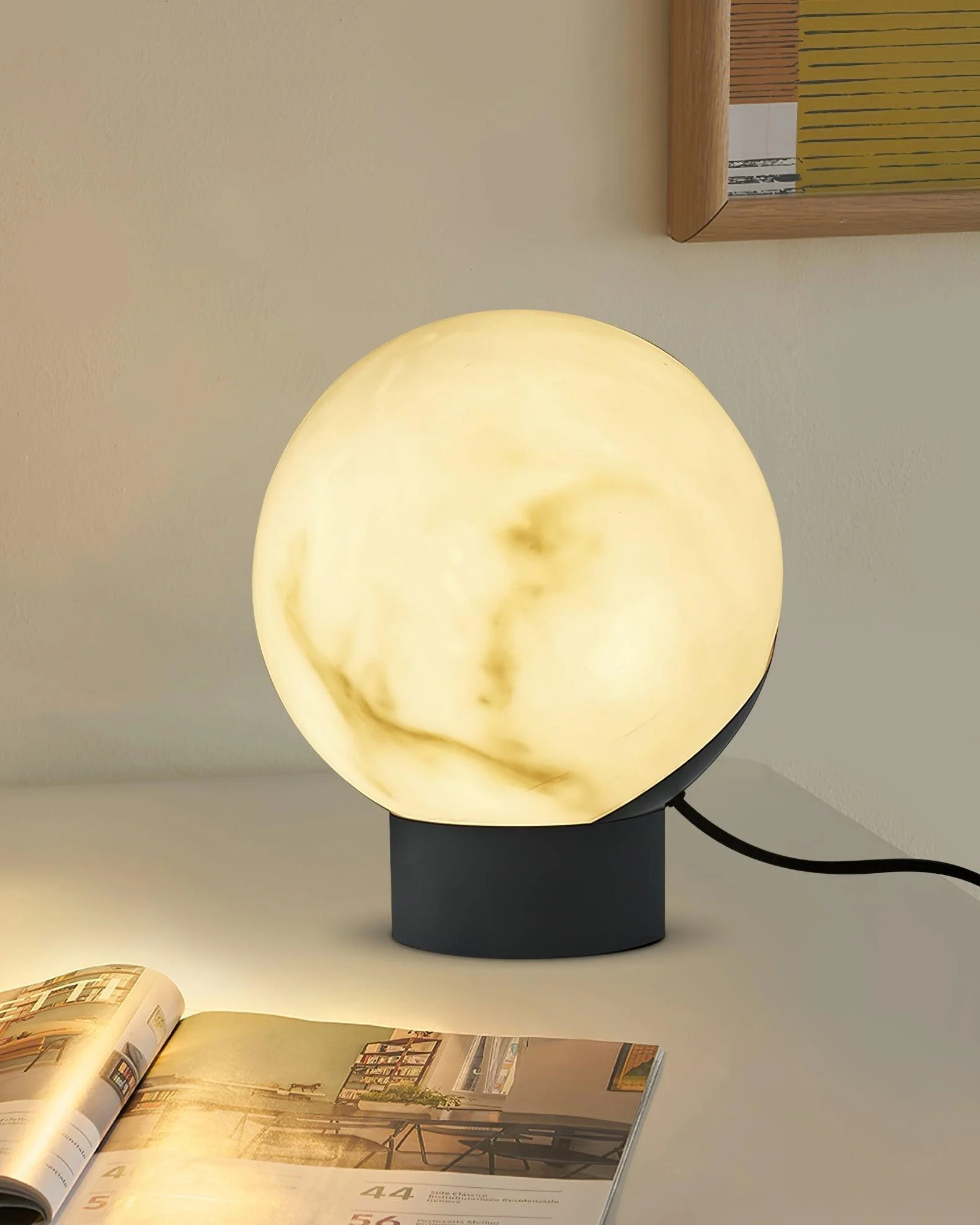 Homeko Alabaster Table Lamp -