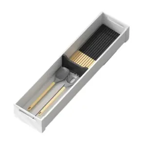 Homeko Aluminium Kitchen Cutlery Drawer Organizer Trays