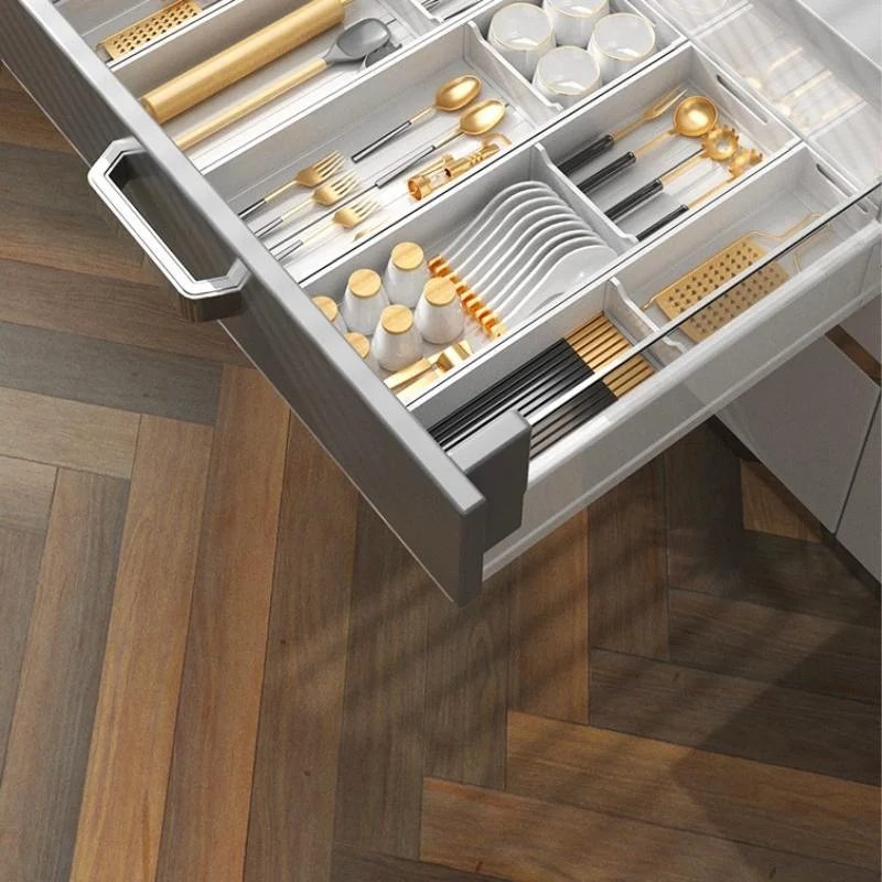 Homeko Aluminium Kitchen Cutlery Drawer Organizer Trays -