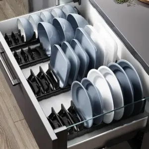 Homeko Aluminum Kitchen Drawer Organizer & Drying Rack