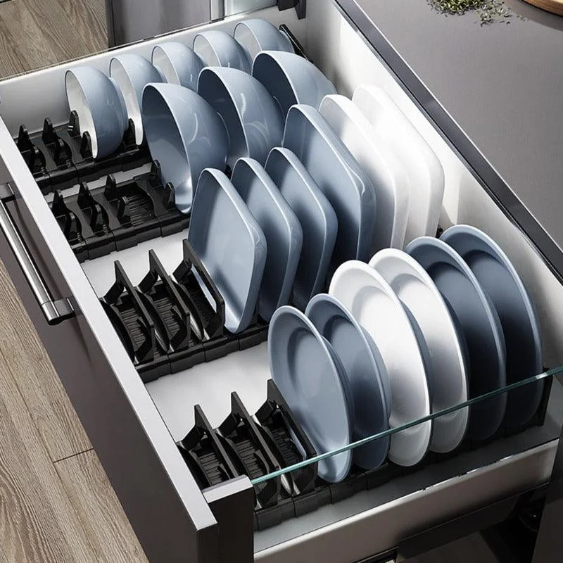 Homeko Aluminum Kitchen Drawer Organizer & Drying Rack -