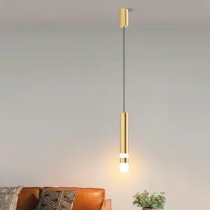 Homeko Aluminum Long Tube Pendant Lights