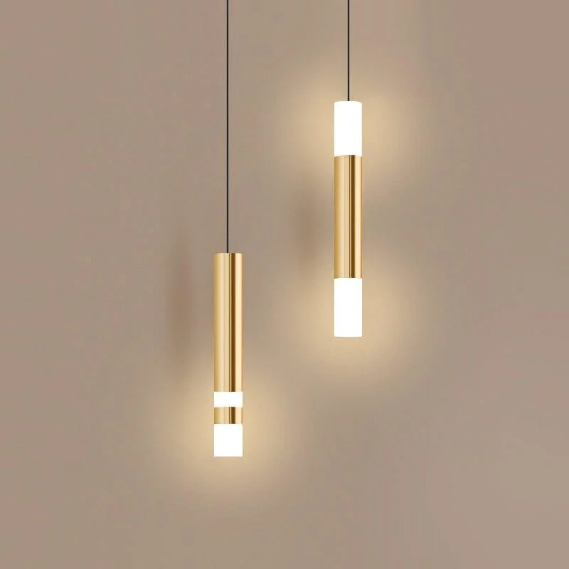 Homeko Aluminum Long Tube Pendant Lights -