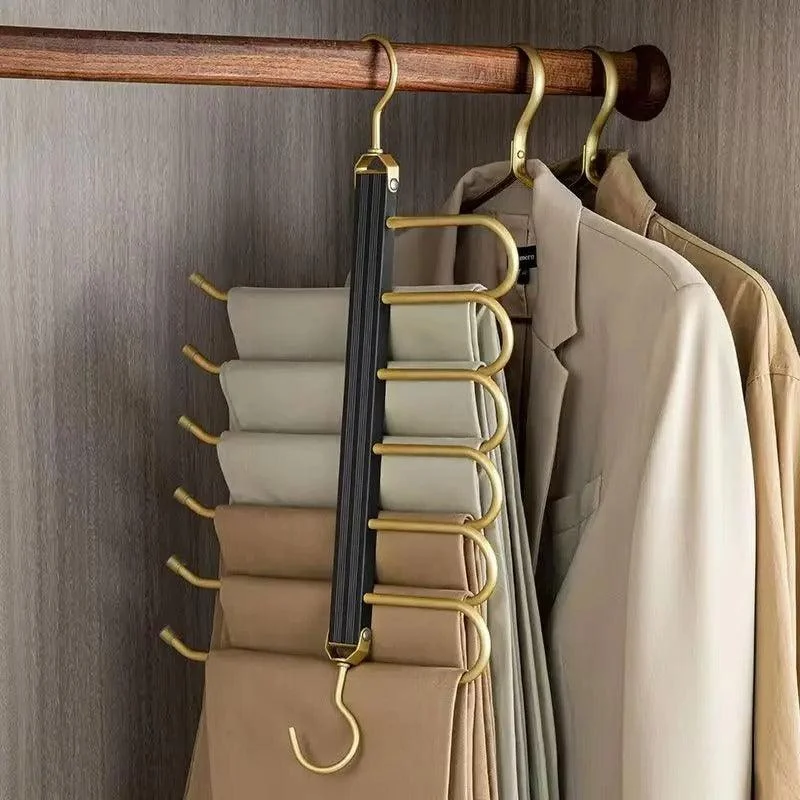 Homeko Aluminum Space Saving Pant Hangers -