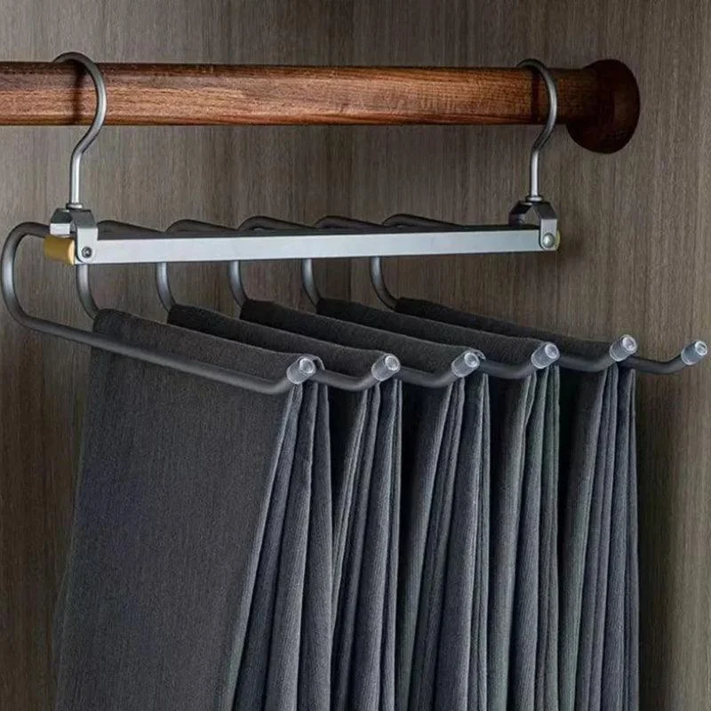 Homeko Aluminum Space Saving Pant Hangers -