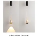 Homeko Aluminum Water Drop Pendant Lamp