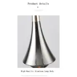 Homeko Aluminum Water Drop Pendant Lamp