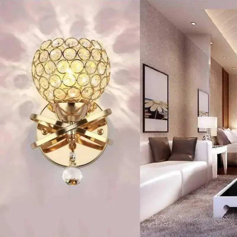 Homeko And Creative Honeycomb Crystal Wall Light