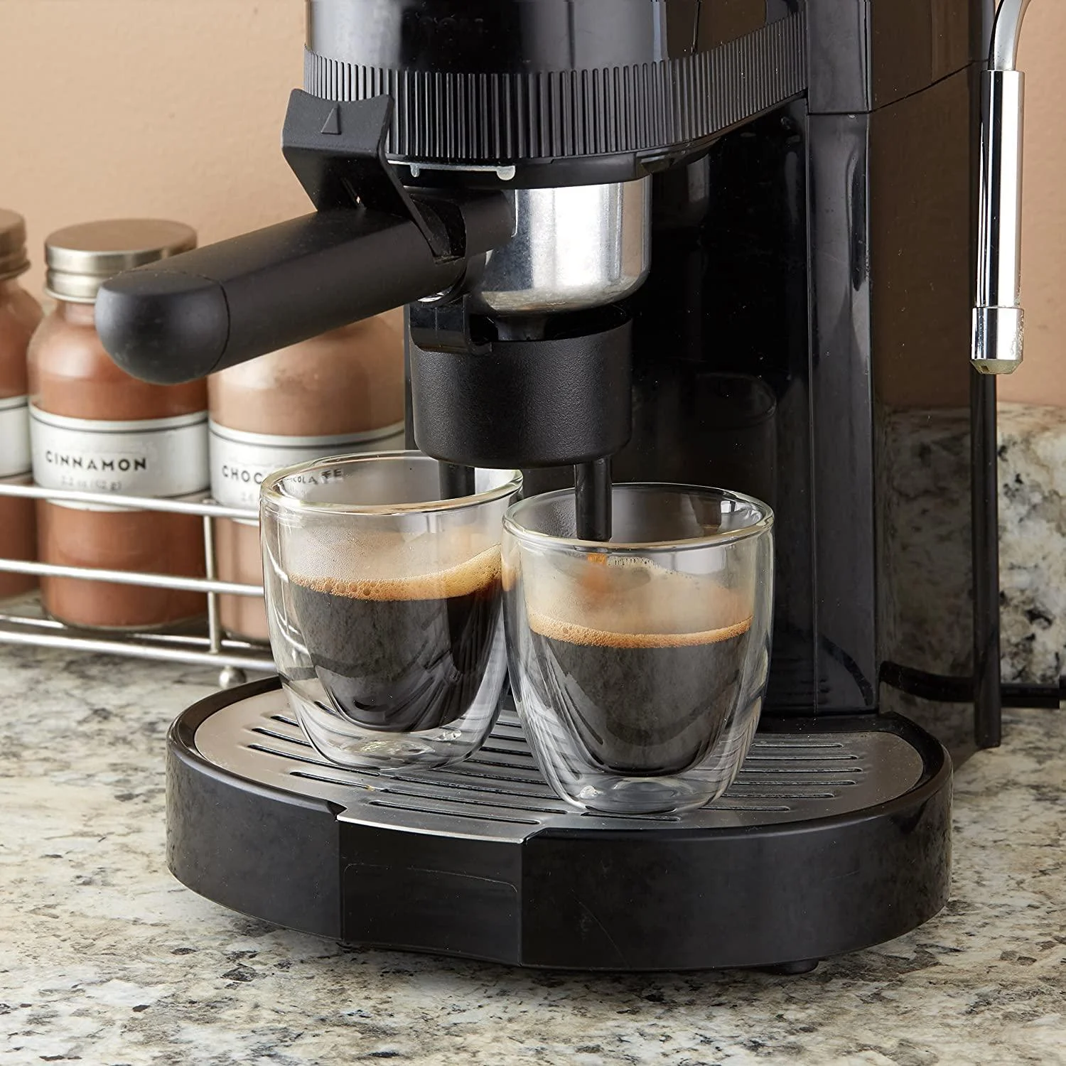 Homeko'AngeloÂ® Homekoouble WalleHomeko Thermo Espresso Glasses, 2.7 Ounces - Set of 4 -