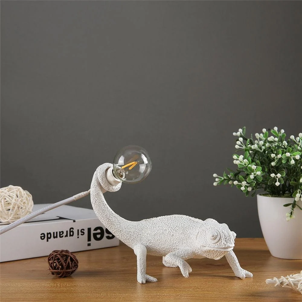 Homeko Animal Resin Lizard Table Lamps -