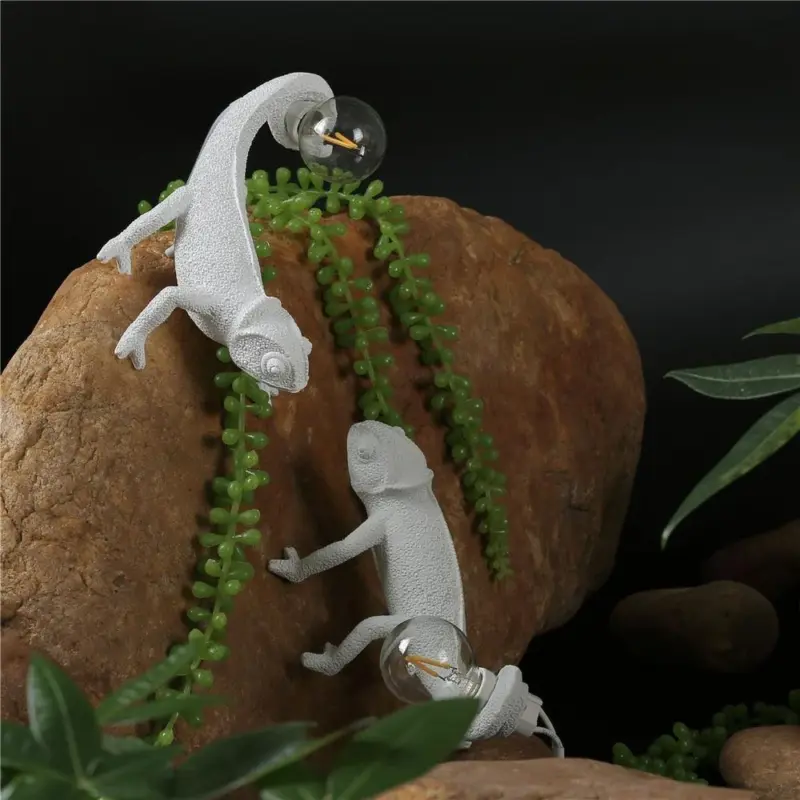 Homeko Animal Resin Lizard Table Lamps