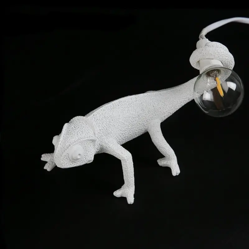 Homeko Animal Resin Lizard Table Lamps