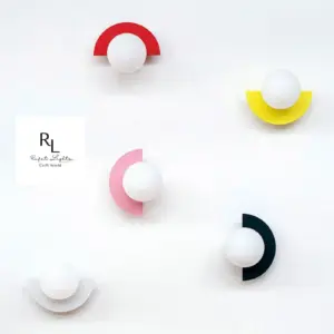 Homeko Arc Colorful Nordic Wall Lamp Sconce Light Fixtures